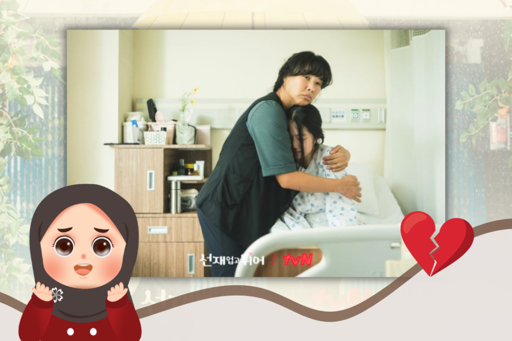 Ilustrasi Park Bok Soon: Simbol Ketegaran Ibu Tunggal dalam Drama 'Lovely Runner'